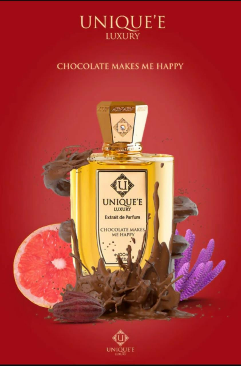 CHOCOLATE MAKES ME HAPPY – UNIQUE’E LUXURY